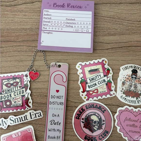 Smutty Book Club Sticker Collection Bookish bundle - Picture 5 of 6
